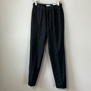 Topman elastic waist trouser with cuffed hem